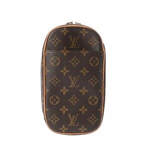 Louis Vuitton Monogram Canvas Pochette Ganju Brown Body Bag